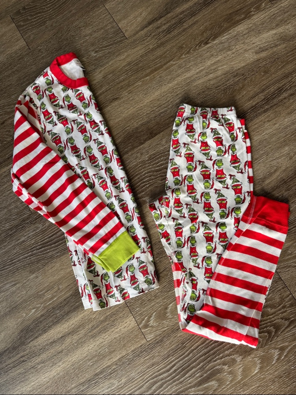 Hanna Andersson Adult/Men Dr. Seuss Grinch Pajama Set